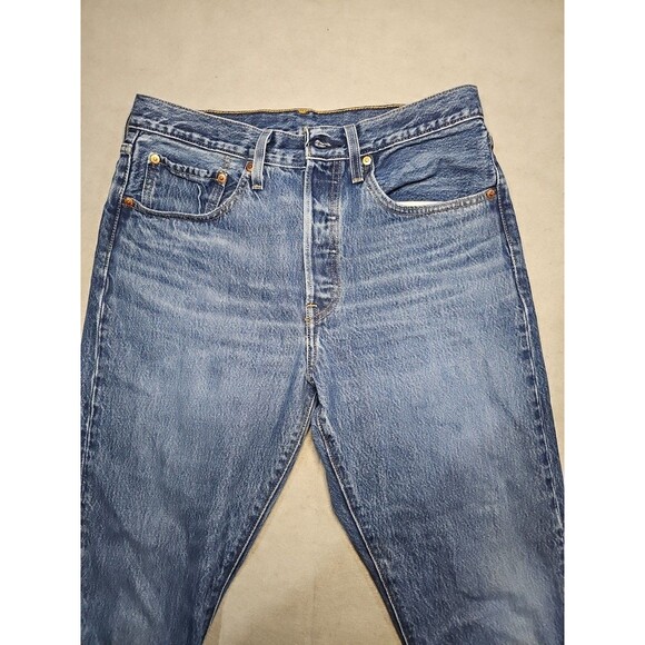 Levi's  501 S Jeans - Medium Blue - Picture 3 of 15